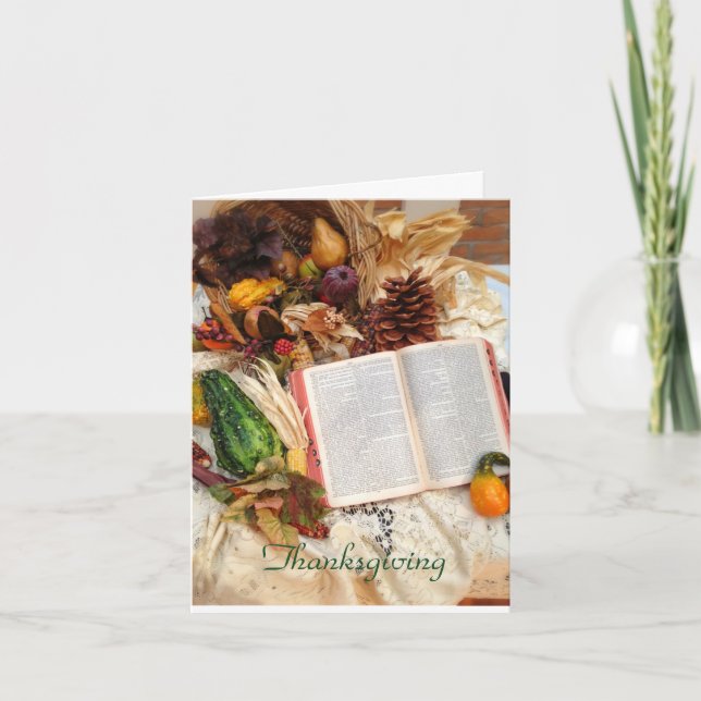 Carte De Remerciements Action de grâces (Devant)