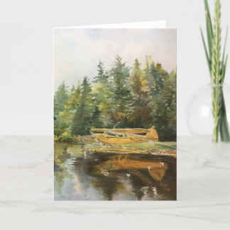 Carte De Remerciements Adirondacks Lake Forest Green