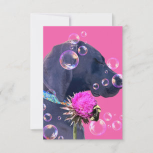 Carte De Remerciements Adoption de chien magnifique