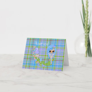 Carte De Remerciements Adorable petite fée mignonne