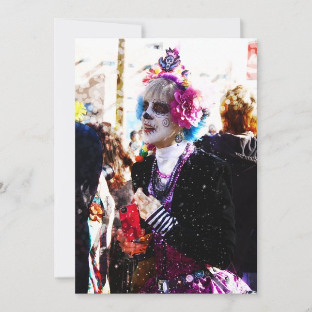 Carte De Remerciements Adorables mignonne jour du costume mort Albuquerqu (Devant)