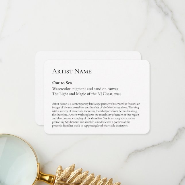 Carte De Remerciements Affiches personnalisables (Devant/Arrière en situation)