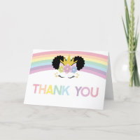 Afro Puff Unicorn et Rainbows Gold Parties scintil