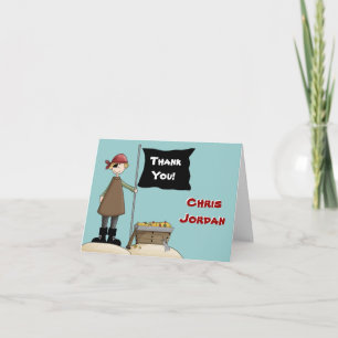 Carte De Remerciements Ahoy Mate