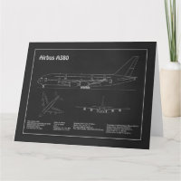 Airbus a380 - Plans de dessin de plan d'avion PD