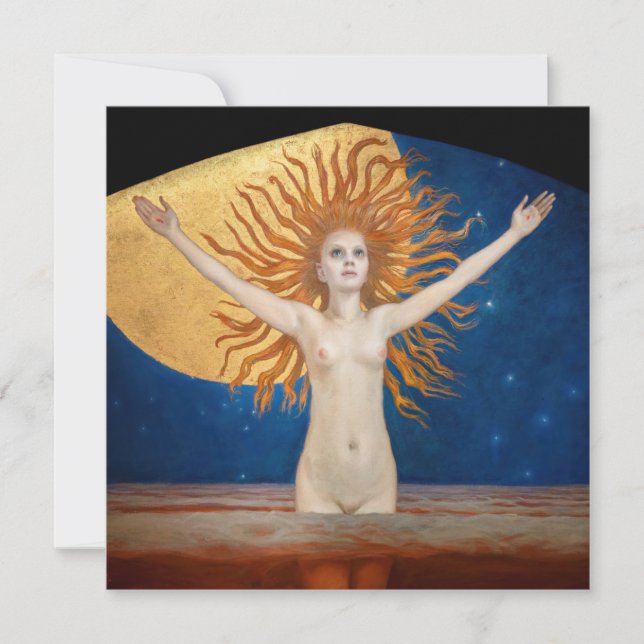 Carte De Remerciements Akseli Gallen-Kallela - Ad Astra (Devant)