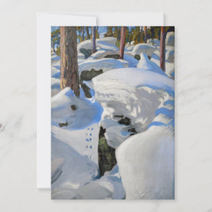 Carte De Remerciements Akseli Gallen-Kallela - Le repaire du Lynx