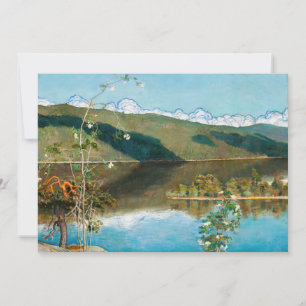 Carte De Remerciements Akseli Gallen-Kallela - Thundernuages sur Horizon