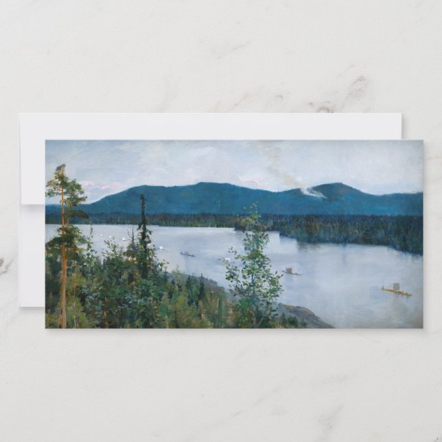 Carte De Remerciements Akseli Gallen-Kallela - Vuokatti (Devant)