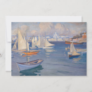 Carte De Remerciements Albert Edelfeel - Port d'Helsinki