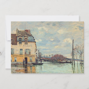 Carte De Remerciements Alfred Sisley - Inondation à Port-Marly 1872