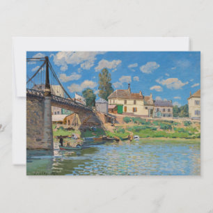 Carte De Remerciements Alfred Sisley - Pont de Villeneuve-la-Garenne