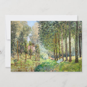 Carte De Remerciements Alfred Sisley - Reposez le long du ruisseau