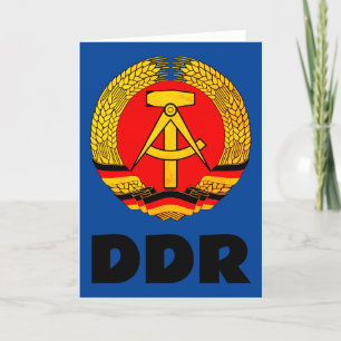 Carte De Remerciements Allemagne de l'Est (DDR, RDA)