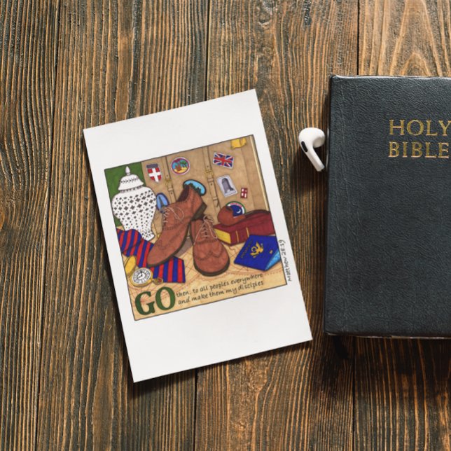 Carte De Remerciements Aller Faire Disciples Pastor Appréciation Card (Créateur téléchargé)