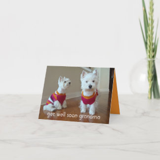 Carte De Remerciements Allez, grand-mère