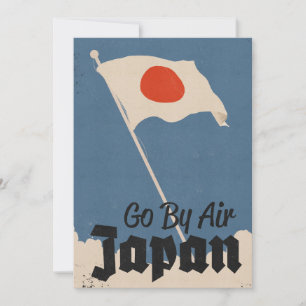Carte De Remerciements Allez par avion Japon