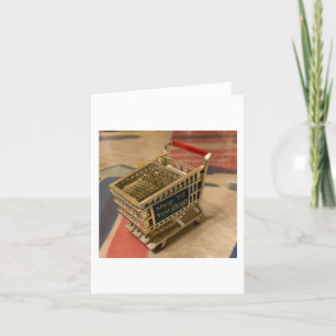 Carte De Remerciements Allons faire du shopping