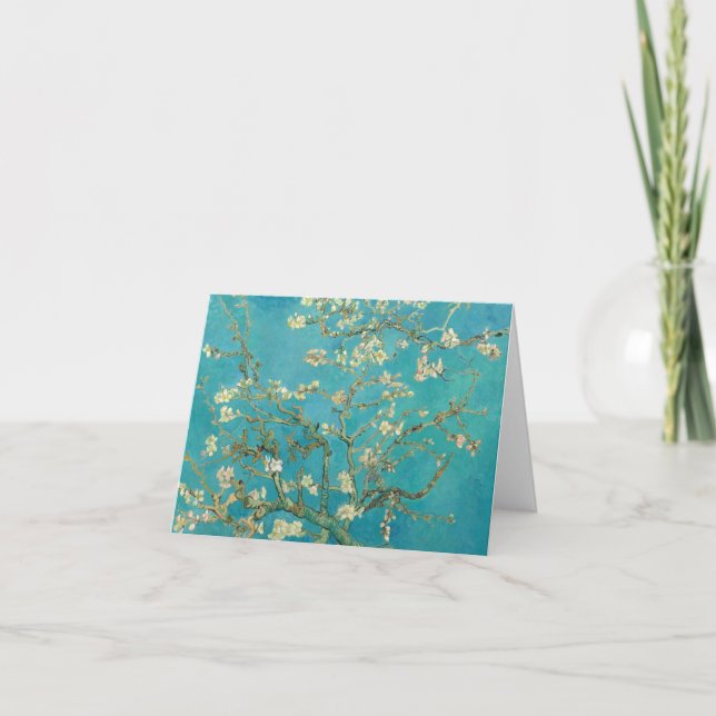 Carte De Remerciements Almond Blossom par Vincent van Gogh (Devant)
