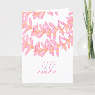 Carte De Remerciements Aloha