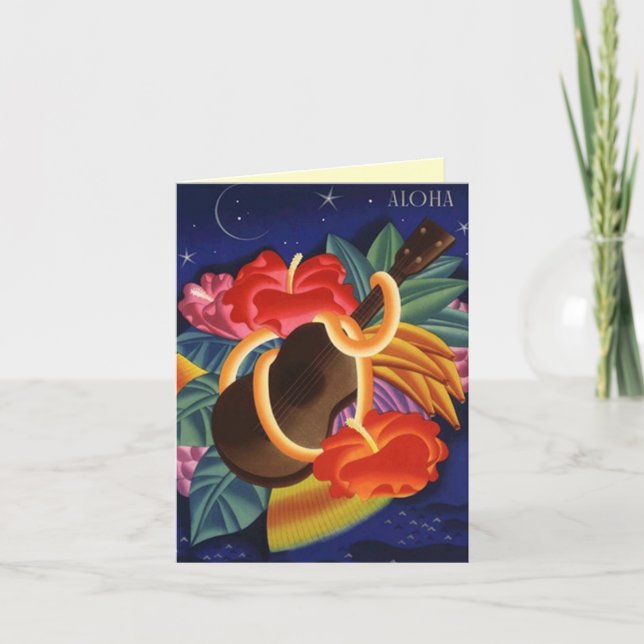 Carte De Remerciements Aloha Thank You Card (Devant)