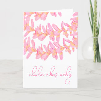 Carte De Remerciements Aloha Vibes uniquement