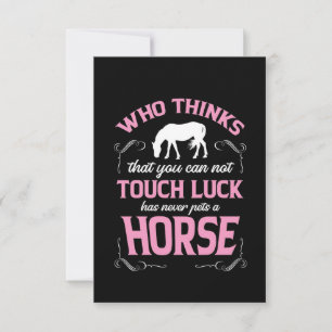 Carte De Remerciements Amateur de chevaux j'ai un cheval