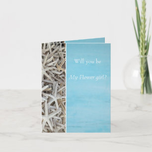 Carte De Remerciements Ambiance balnéaire coquillage conception de mariag