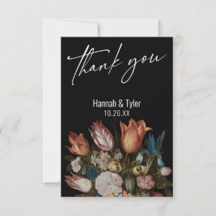 Carte De Remerciements Ambrosius Bosschaert Peinture "Fleurs dans un verr