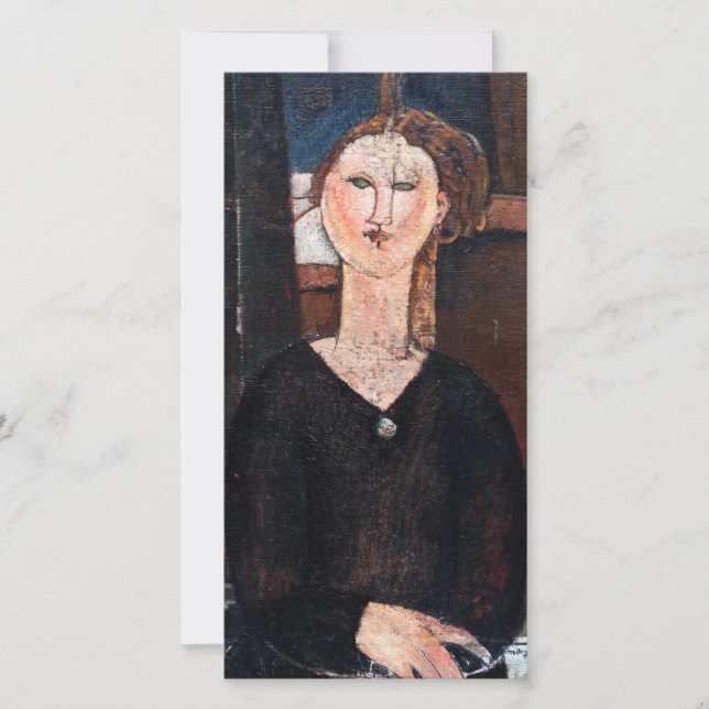 Carte De Remerciements Amedeo Modigliani - Antonia (Devant)