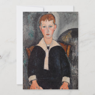Carte De Remerciements Amedeo Modigliani - Garçon en Sailor