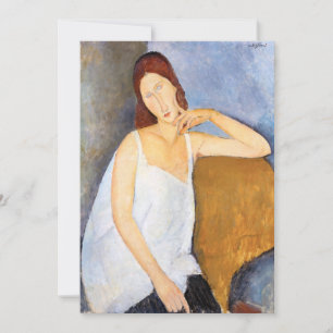 Carte De Remerciements Amedeo Modigliani - Jeanne Hebuterne