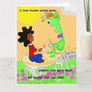 Carte de remerciements (Amitié)