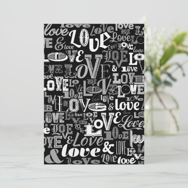 Carte De Remerciements Amour 4 (Debout devant)