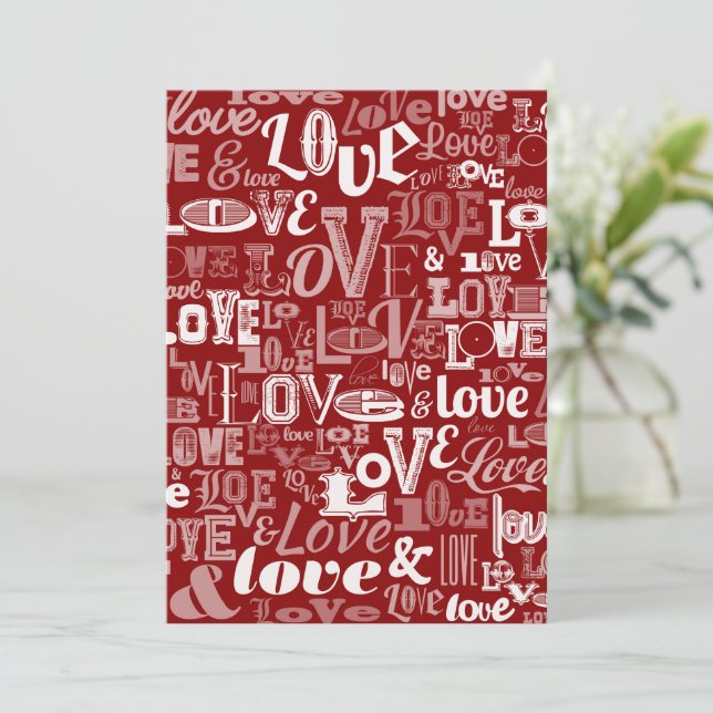 Carte De Remerciements Amour 5 (Debout devant)