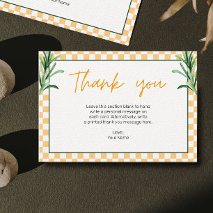 Carte De Remerciements Amour au Premier Spritz Réception de Mariage Orang