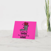 Amour des ordures Attribut de la Saint-Valentin mi