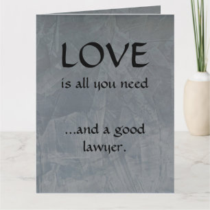 Carte De Remerciements Amour Et Bon Avocat Grand