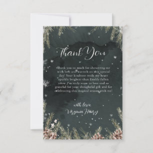 Carte De Remerciements Amour glacé