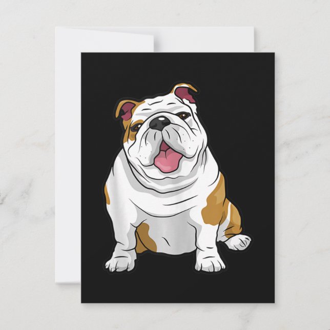 Carte De Remerciements amoureux des chiens | Drôle Français Bulldog Puppy (Devant)