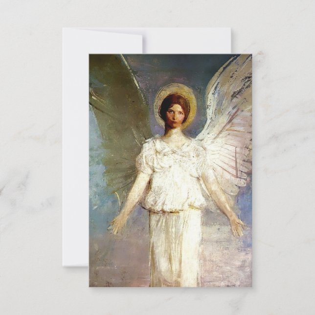 Carte De Remerciements « Angel at Noon » d'Abbott Thayer (Devant)