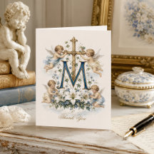 Anges Chérubins de la Croix de Marie Fleurs Bleues
