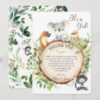 Animaux australiens mignons Koala Baby shower neut