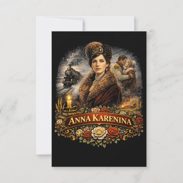 Carte De Remerciements Anna Karenina (Devant)