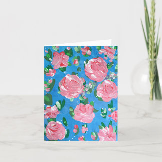 Carte De Remerciements Anna Rose Floral Note Card