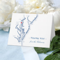 Annapolis Chesapeake Bay Map Mariage Personnalisé