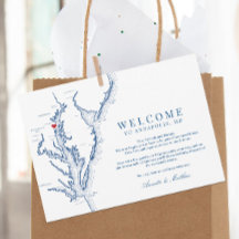 Annapolis Maryland Mariage Bienvenue Itinéraire