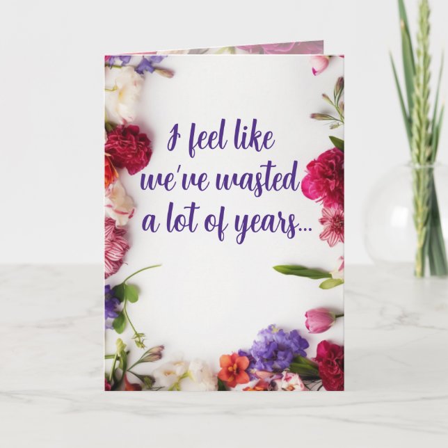 Carte De Remerciements Années perdues - Fête des mères (Devant)