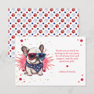 Carte De Remerciements Anniversaire de chien, faisons la fête