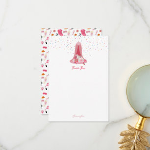 Carte De Remerciements Anniversaire de enfant de la tente de la fête de b